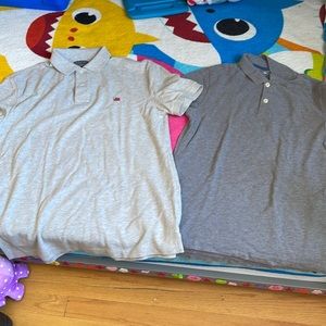 two collar shirts